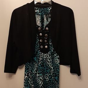 Jewelled Tank Top w/ Shrug